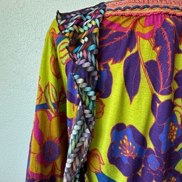 Blink London Antropologie Colorful Pullover Shirt SZ S - Picture 6 of 16